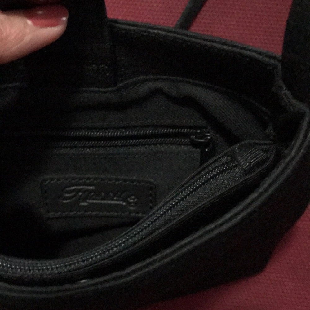 NWOT Fossil Black Handbag Fabric